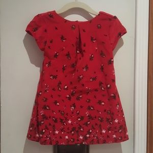 Red dress size 12-18 months